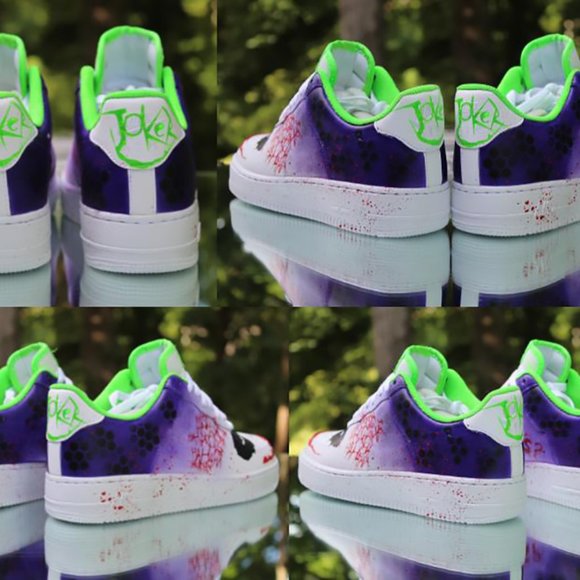 Nike Air Force 1 Low Joker Custom Men’s Size 8.5 - Picture 12 of 16